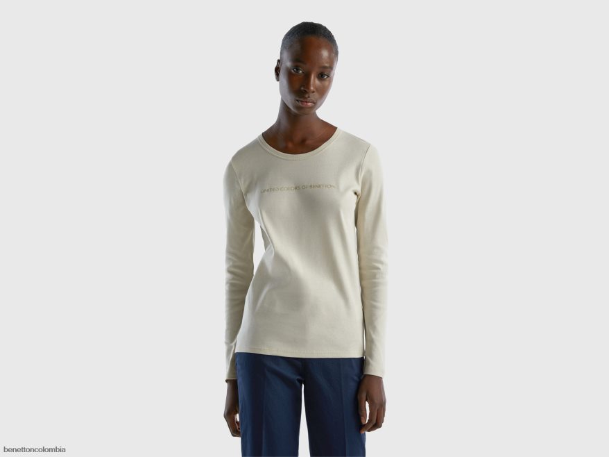 Benetton camisetas manga larga mujer shop